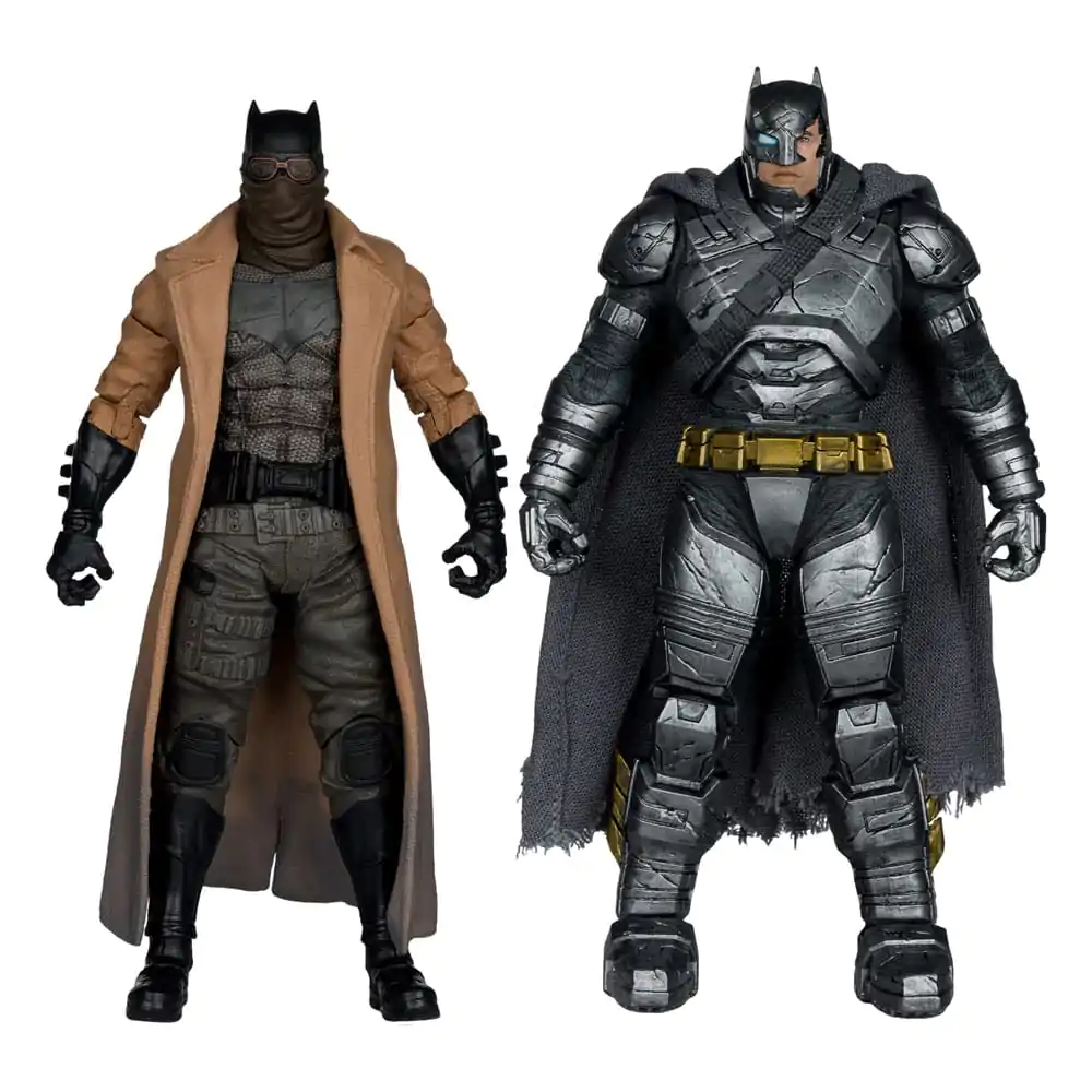 DC Multiverse McFarlane Collector Edition #02 Batman (Knightmare) &amp; Batman (Armor Suit) (BvS: DoJ) (Gold Label) 2 db-os akciófigura csomag 18 cm termékfotó