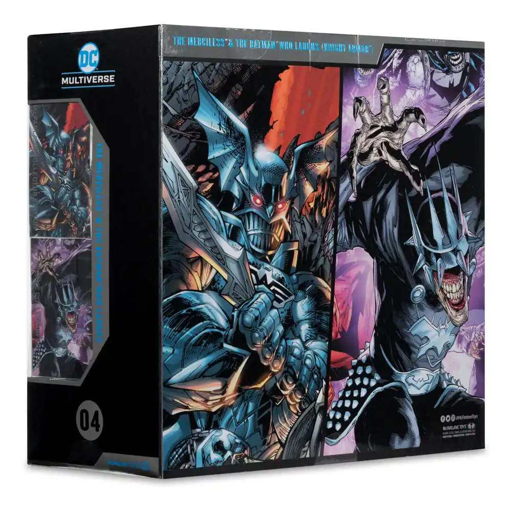 DC Multiverse McFarlane Collector Edition #04 Batman who laughs (Knight Armor) & Merciless (Dark Multiverse) 2 db-os akciófigura csomag 18 cm termékfotó