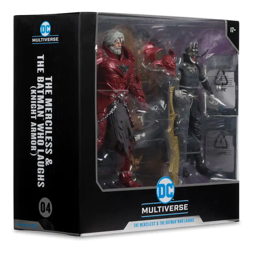 DC Multiverse McFarlane Collector Edition #04 Batman who laughs (Knight Armor) & Merciless (Dark Multiverse) 2 db-os akciófigura csomag 18 cm termékfotó