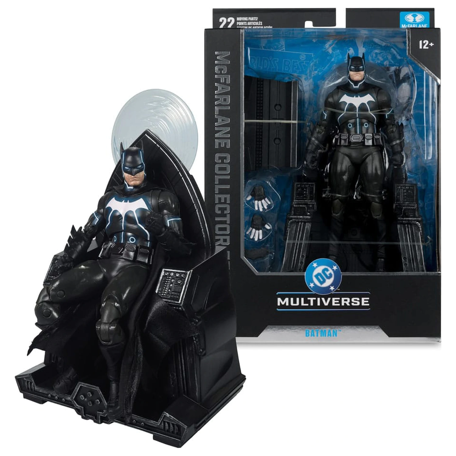 DC Multiverse McFarlane Collector Edition #47 Batman & Mobius Chair (Darkseid War) akciófigura 18 cm termékfotó