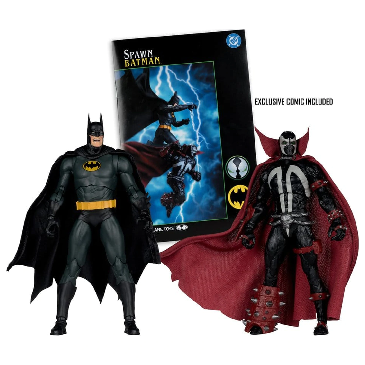 DC Multiverse McFarlane Collector Edition Batman & Spawn (Gold Label) 2 db-os akciófigura csomag 18 cm termékfotó