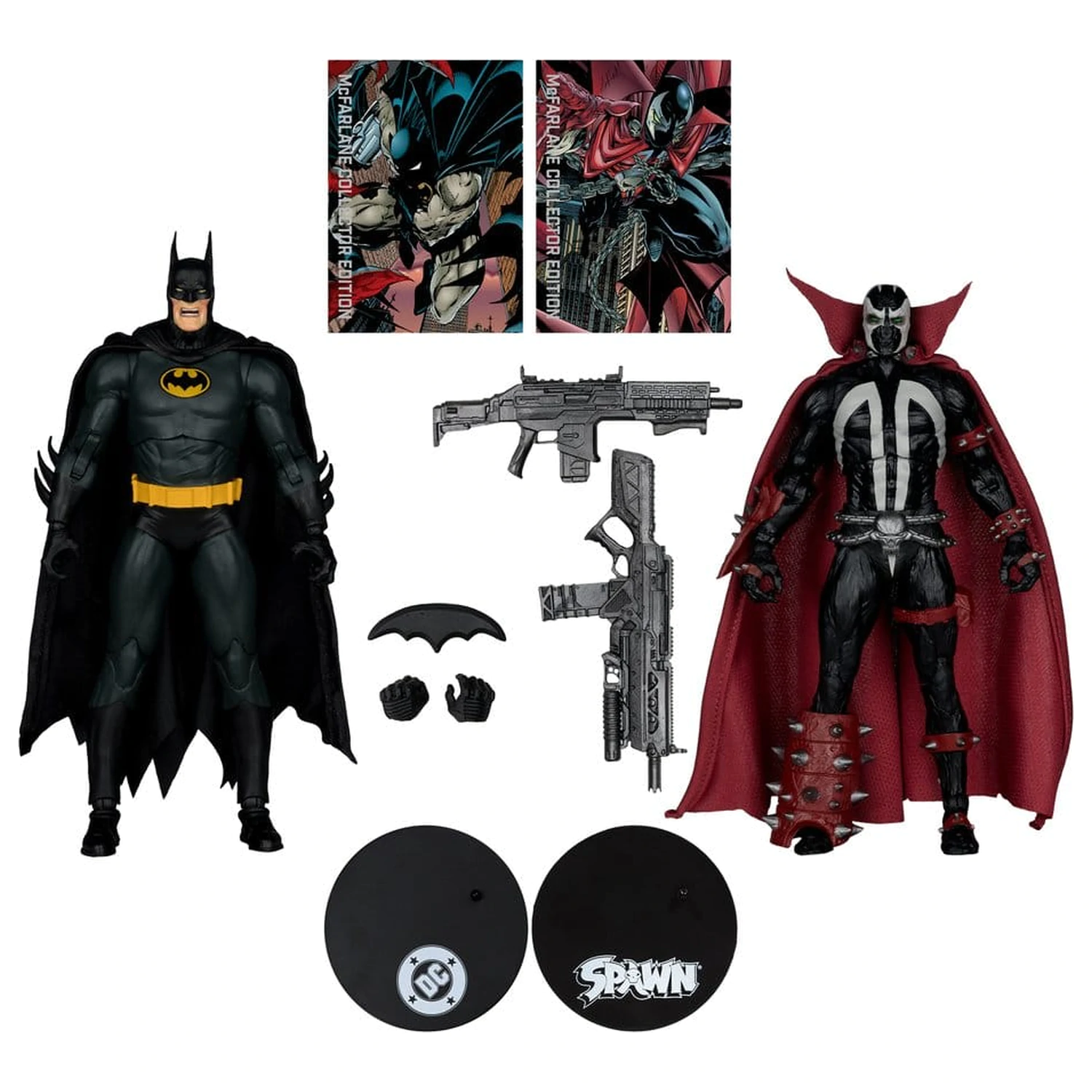 DC Multiverse McFarlane Collector Edition Batman & Spawn (Gold Label) 2 db-os akciófigura csomag 18 cm termékfotó