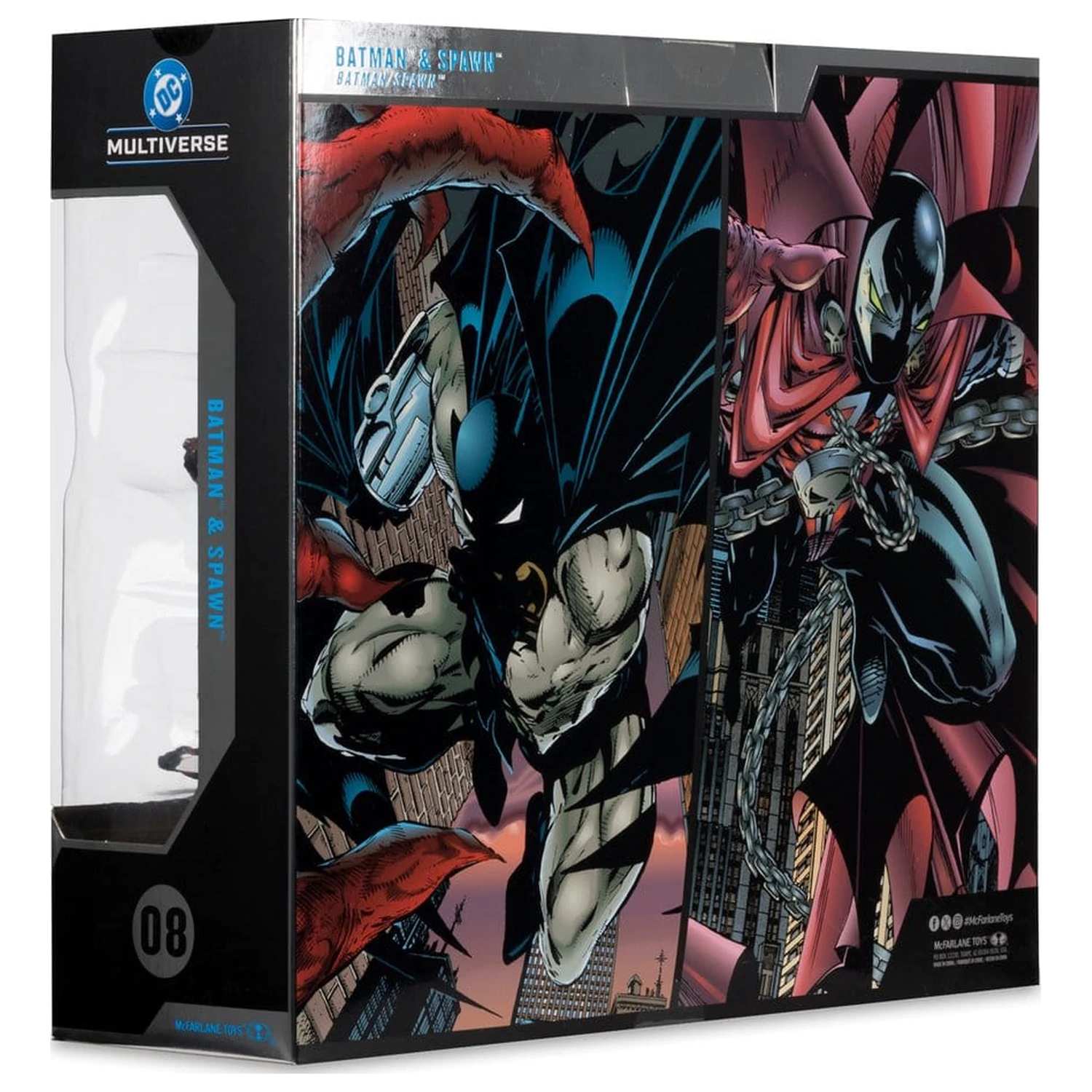 DC Multiverse McFarlane Collector Edition Batman & Spawn (Gold Label) 2 db-os akciófigura csomag 18 cm termékfotó