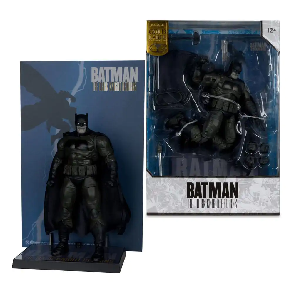 DC Multiverse McFarlane Cover Recreations Batman (Batman: The Dark Knight Returns #1) (Gold Label) akciófigura 18 cm termékfotó