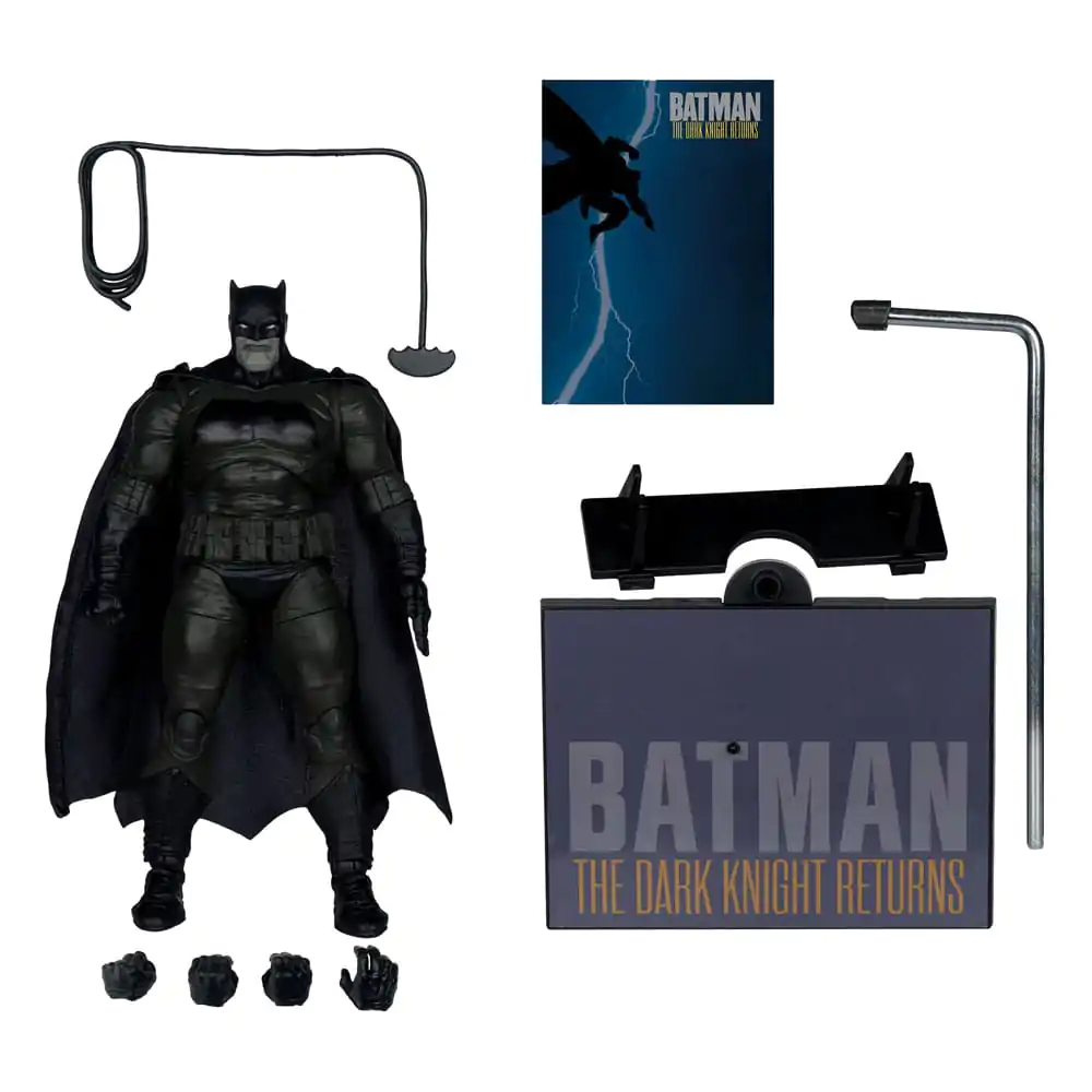 DC Multiverse McFarlane Cover Recreations Batman (Batman: The Dark Knight Returns #1) (Gold Label) akciófigura 18 cm termékfotó