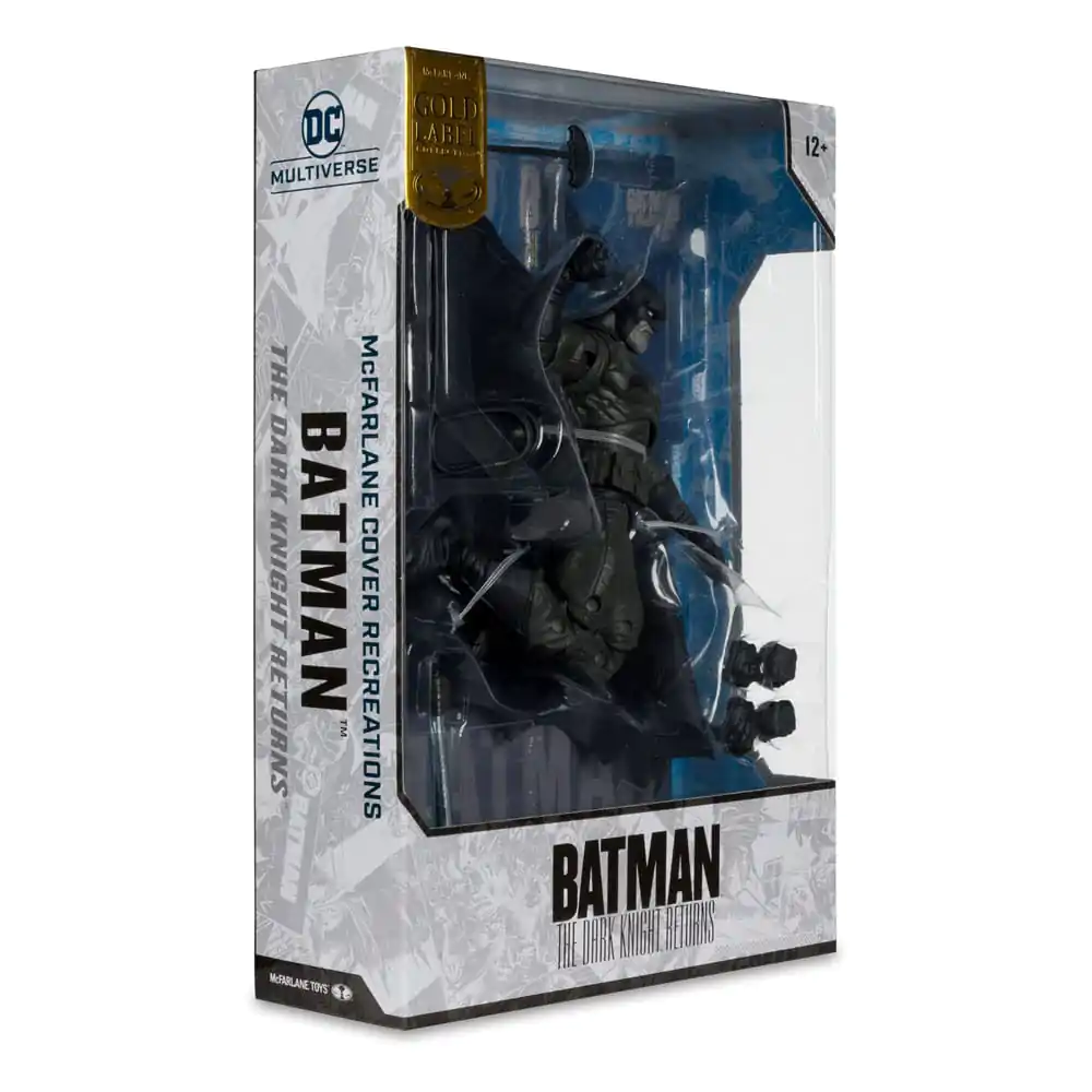 DC Multiverse McFarlane Cover Recreations Batman (Batman: The Dark Knight Returns #1) (Gold Label) akciófigura 18 cm termékfotó