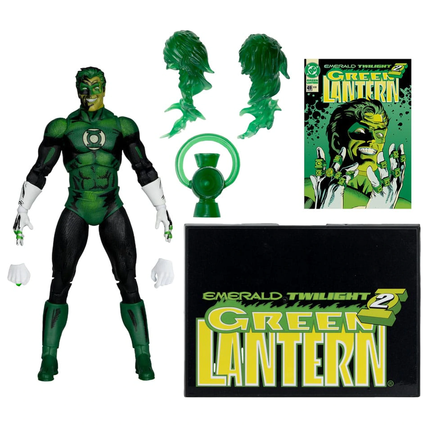 DC Multiverse McFarlane Cover Recreations Green Lantern (Emerald Twilight) (Gold Label) akciófigura 18 cm termékfotó