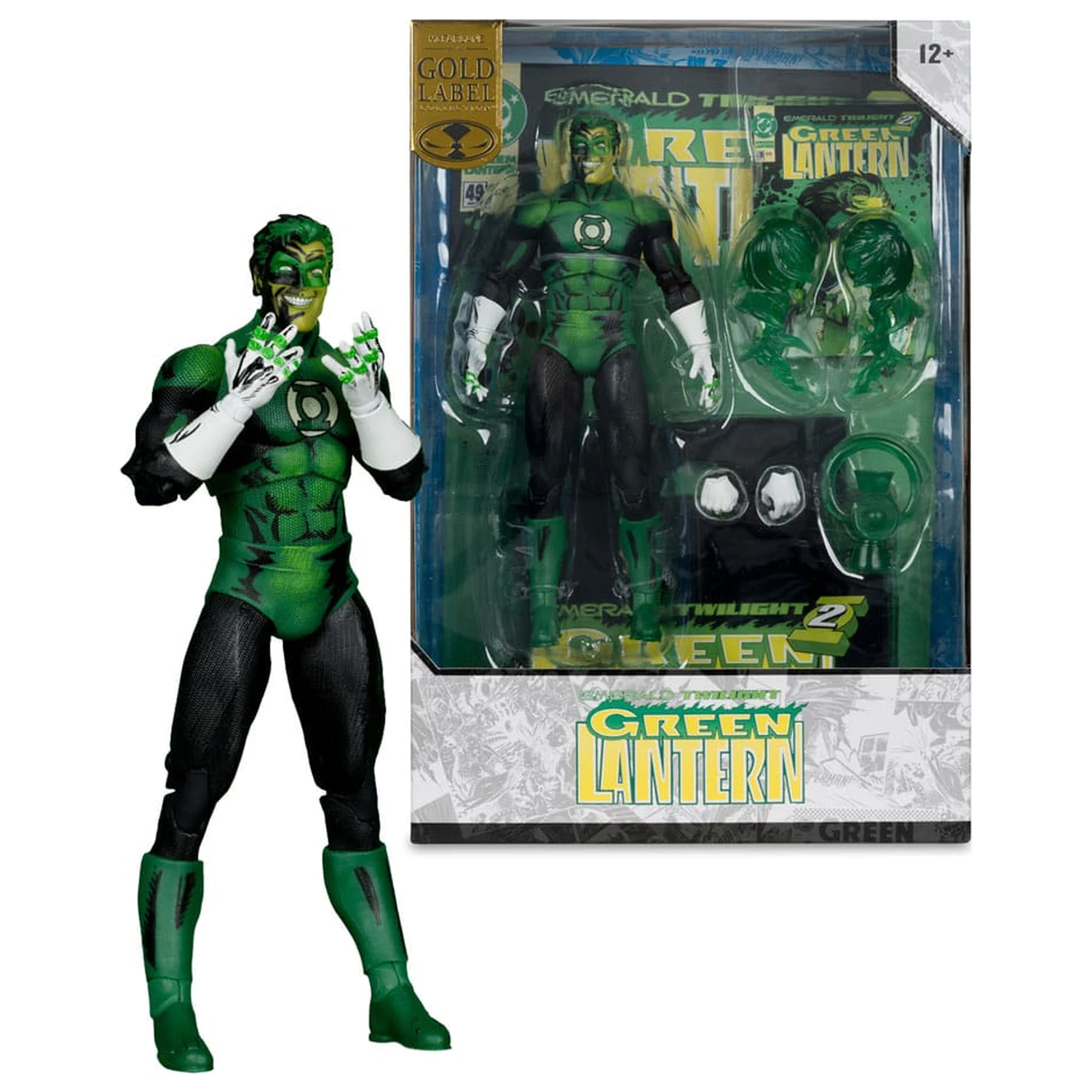 DC Multiverse McFarlane Cover Recreations Green Lantern (Emerald Twilight) (Gold Label) akciófigura 18 cm termékfotó