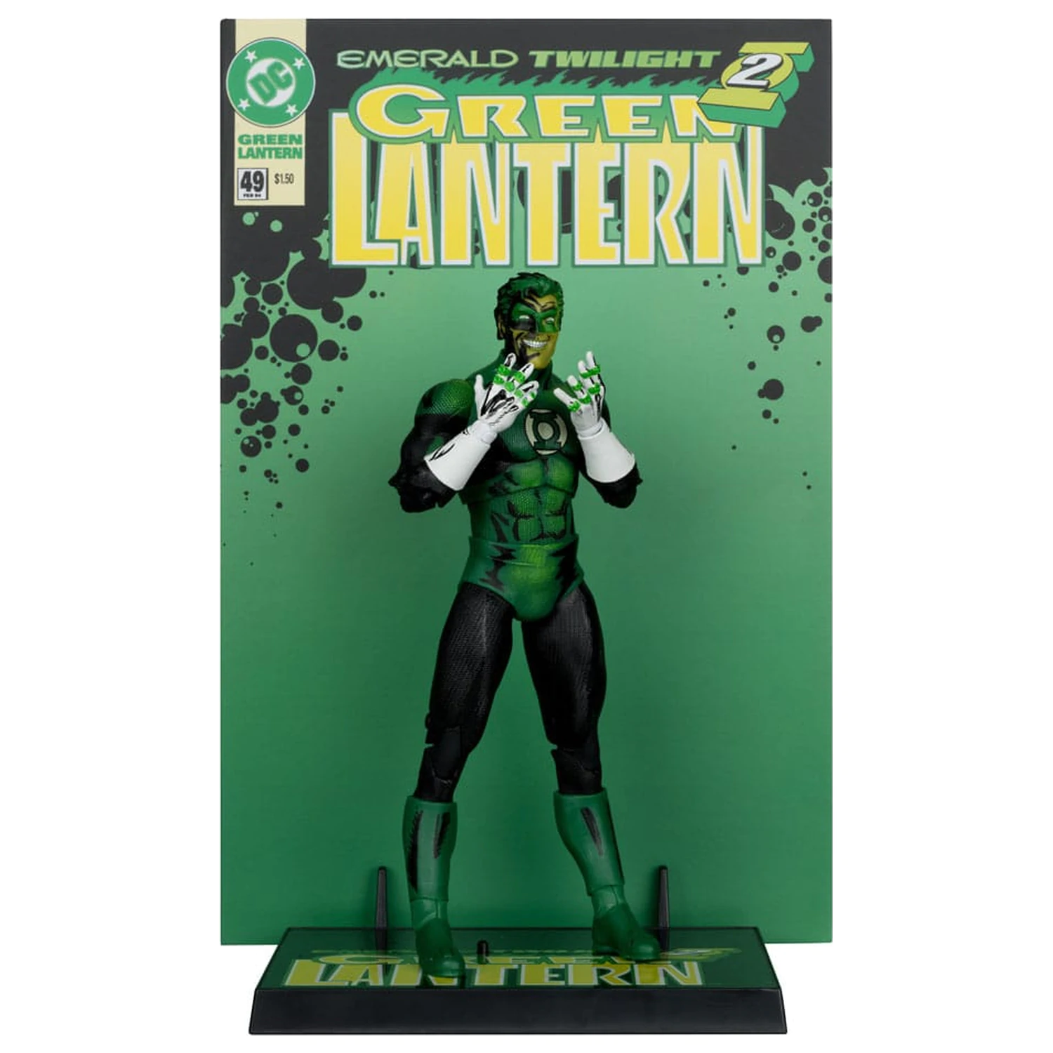 DC Multiverse McFarlane Cover Recreations Green Lantern (Emerald Twilight) (Gold Label) akciófigura 18 cm termékfotó