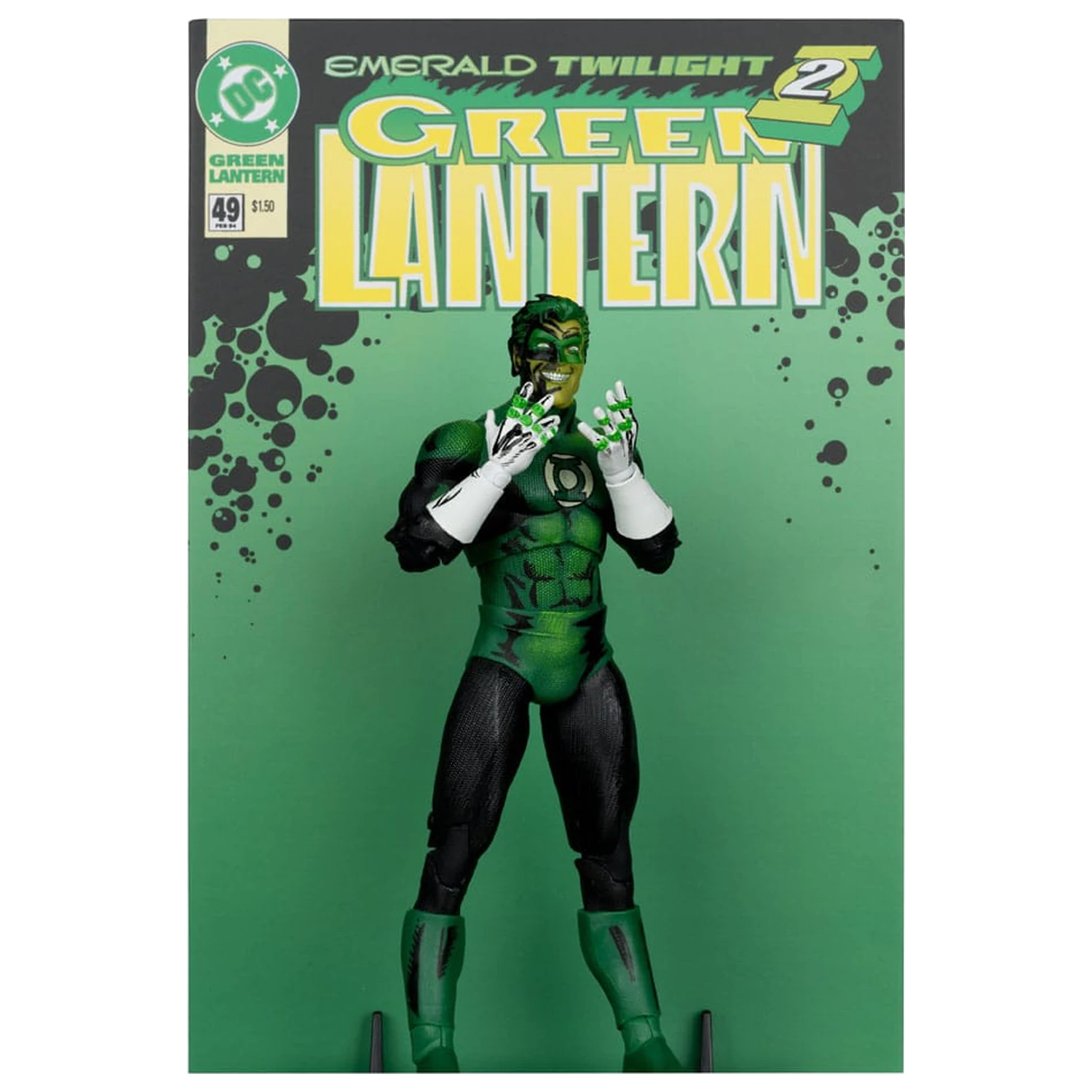 DC Multiverse McFarlane Cover Recreations Green Lantern (Emerald Twilight) (Gold Label) akciófigura 18 cm termékfotó