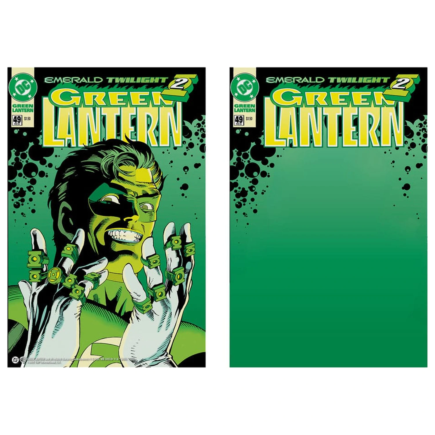 DC Multiverse McFarlane Cover Recreations Green Lantern (Emerald Twilight) (Gold Label) akciófigura 18 cm termékfotó