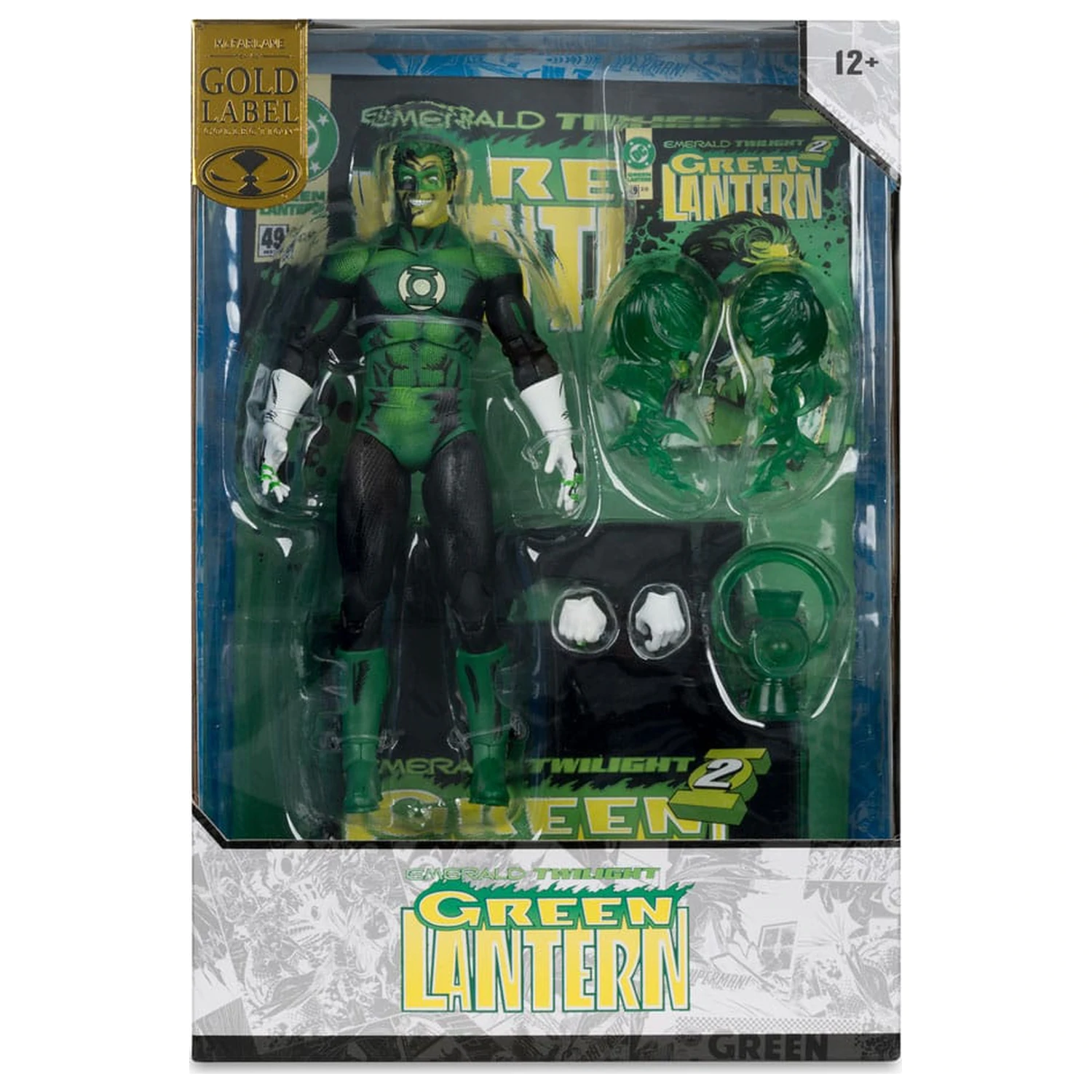 DC Multiverse McFarlane Cover Recreations Green Lantern (Emerald Twilight) (Gold Label) akciófigura 18 cm termékfotó