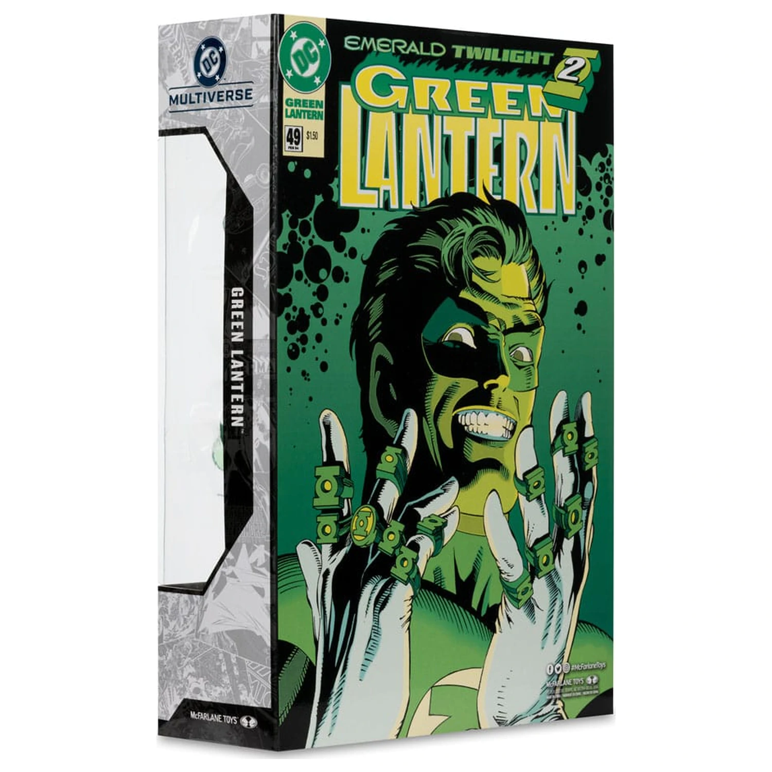 DC Multiverse McFarlane Cover Recreations Green Lantern (Emerald Twilight) (Gold Label) akciófigura 18 cm termékfotó