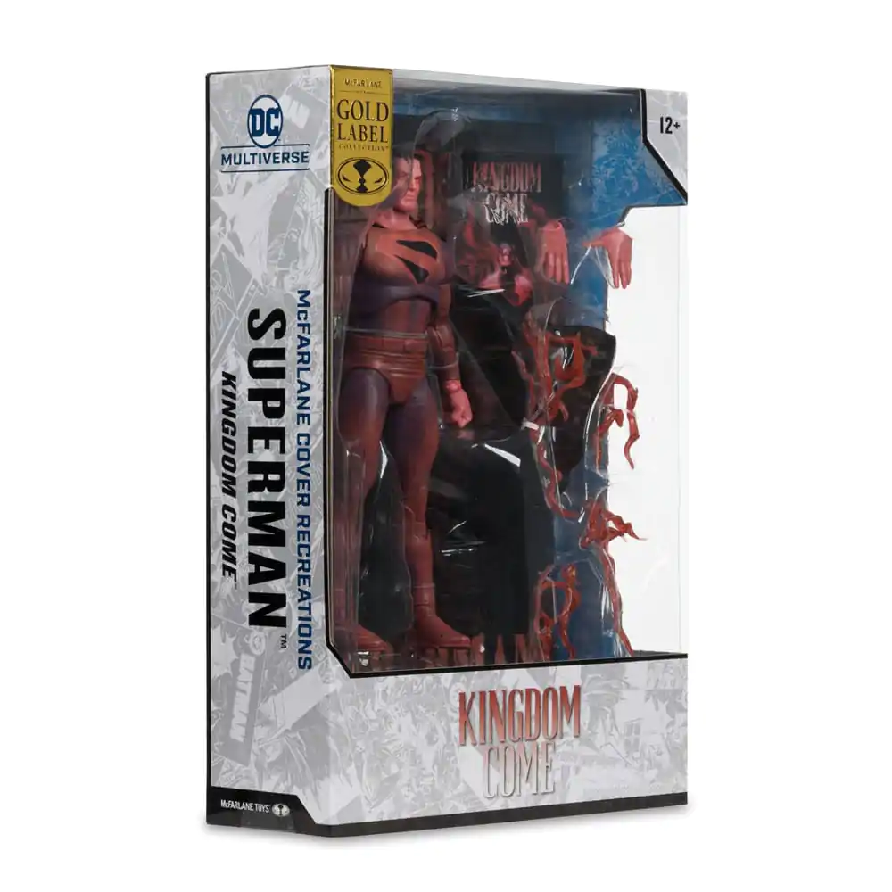 DC Multiverse McFarlane Cover Recreations Superman (Kingdom Come) (Gold Label) akciófigura 18 cm termékfotó