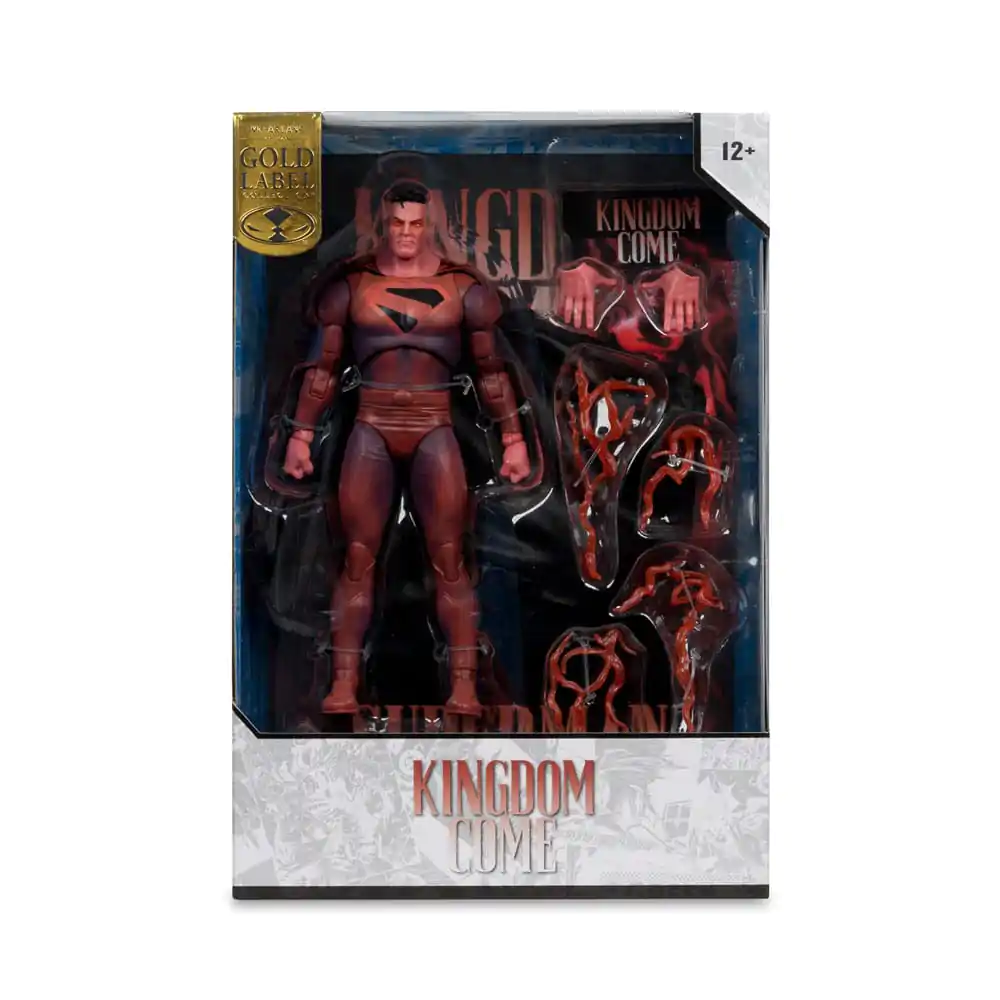 DC Multiverse McFarlane Cover Recreations Superman (Kingdom Come) (Gold Label) akciófigura 18 cm termékfotó