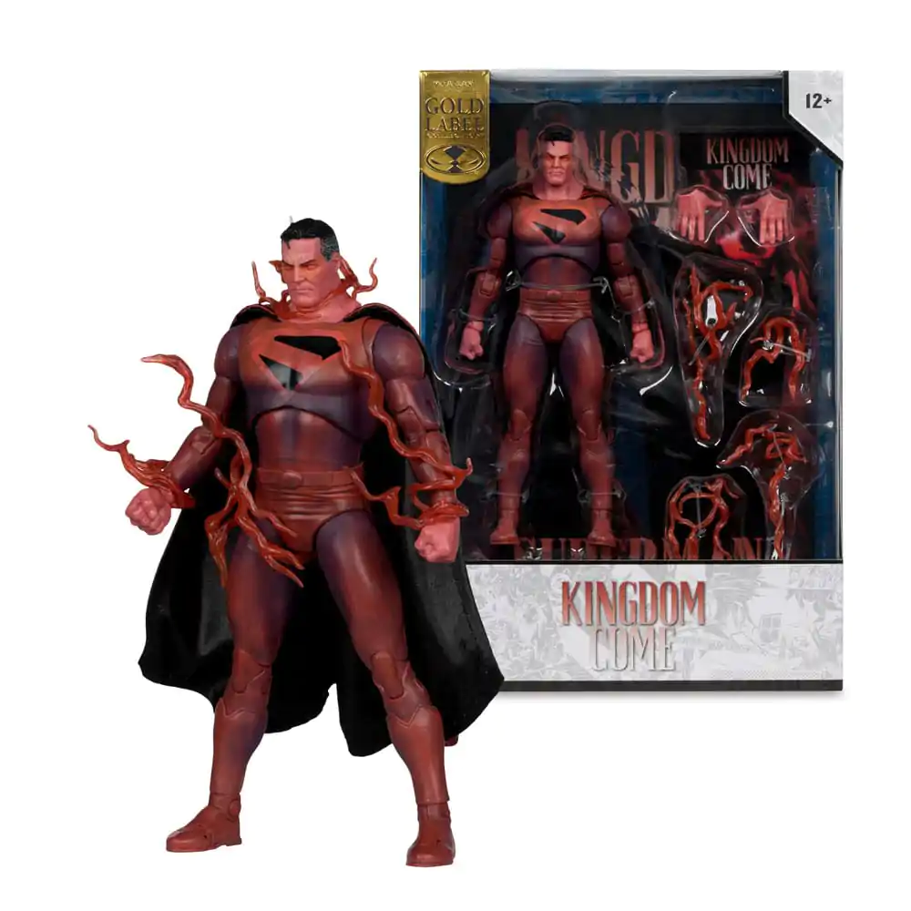 DC Multiverse McFarlane Cover Recreations Superman (Kingdom Come) (Gold Label) akciófigura 18 cm termékfotó