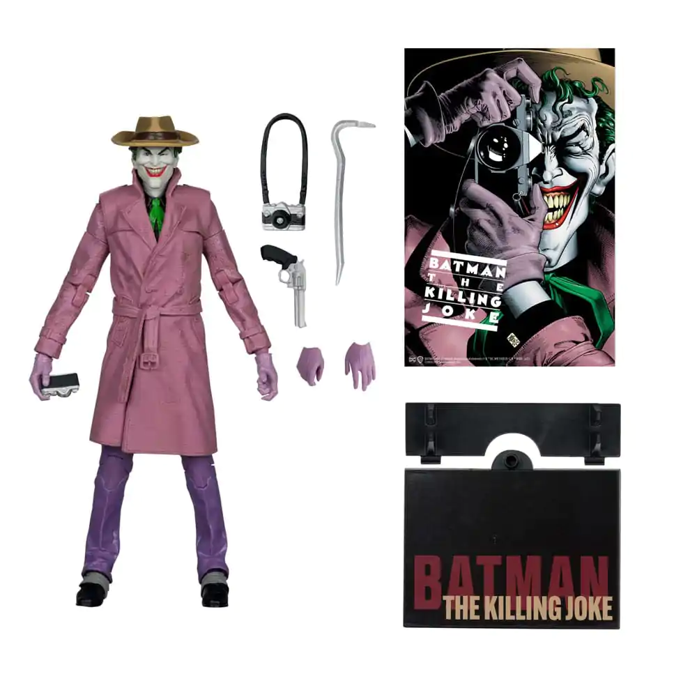 DC Multiverse McFarlane Cover Recreations The Joker (Batman: The Killing Joke) (Gold Label) akciófigura 18 cm termékfotó