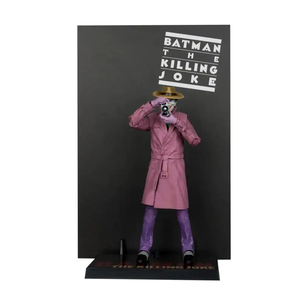 DC Multiverse McFarlane Cover Recreations The Joker (Batman: The Killing Joke) (Gold Label) akciófigura 18 cm termékfotó