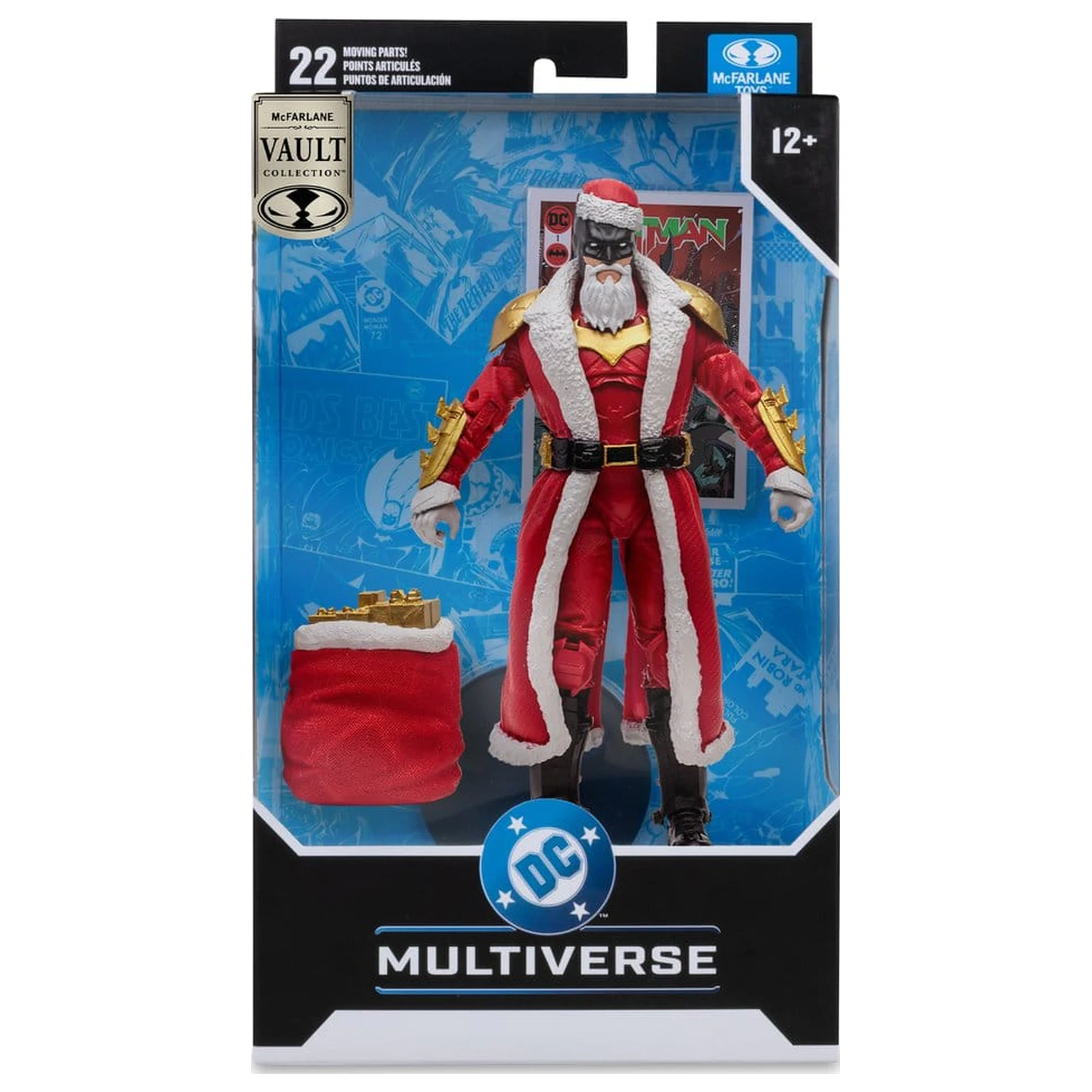 DC Multiverse McFarlane Vault Collection akciófigura Batman (Red Santa Suit) 18 cm termékfotó
