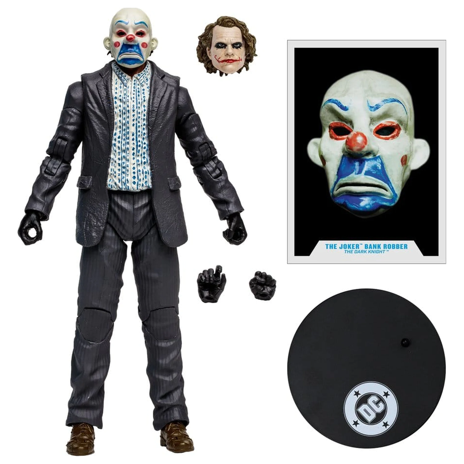 DC Multiverse McFarlane Vault Collection akciófigura The Joker (Bank Robber) (The Dark Knight) 18 cm termékfotó