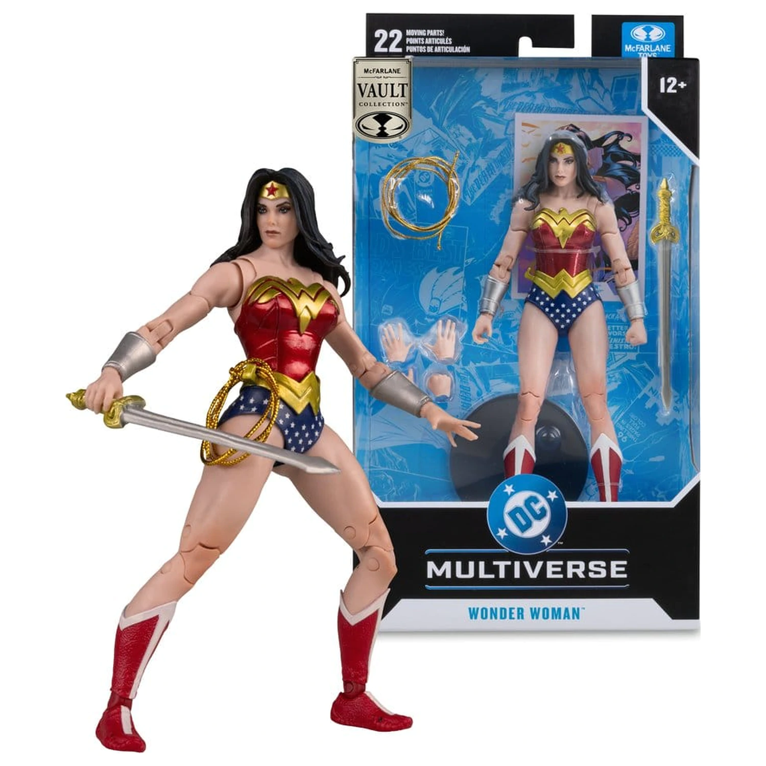 DC Multiverse McFarlane Vault Collection akciófigura Wonder Woman (Classic) 18 cm termékfotó