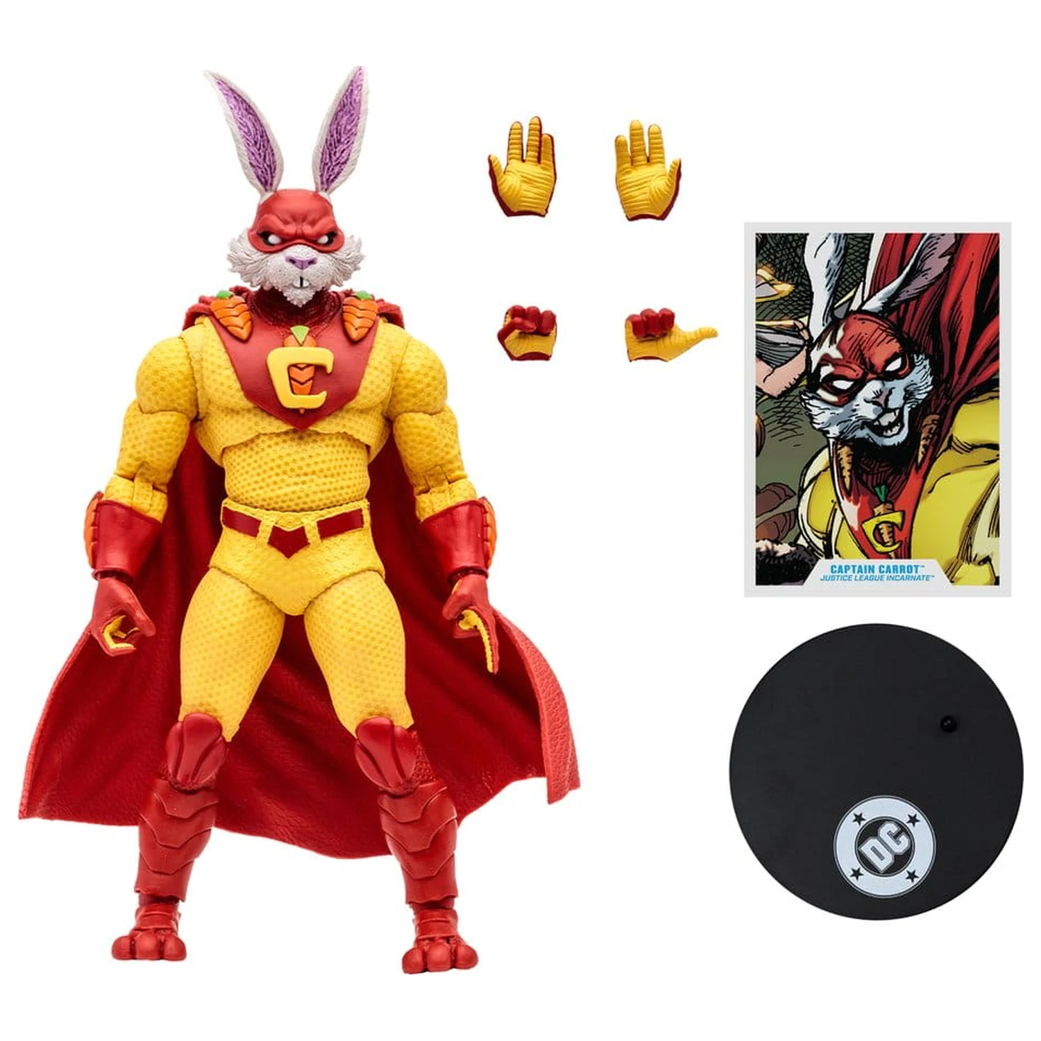 DC Multiverse McFarlane Vault Collection Captain Carrot (Justice League Incarnate) akciófigura 18 cm termékfotó