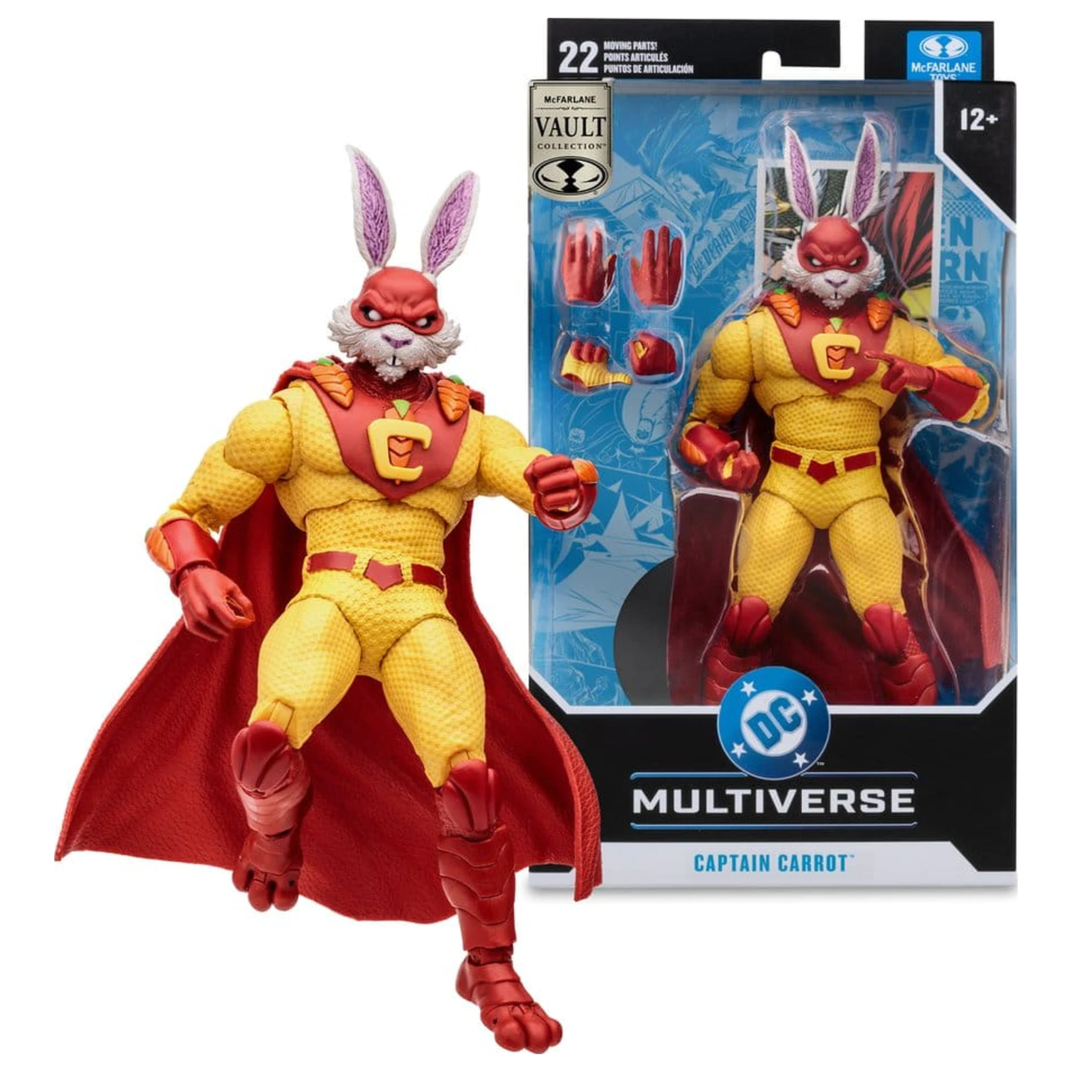 DC Multiverse McFarlane Vault Collection Captain Carrot (Justice League Incarnate) akciófigura 18 cm termékfotó