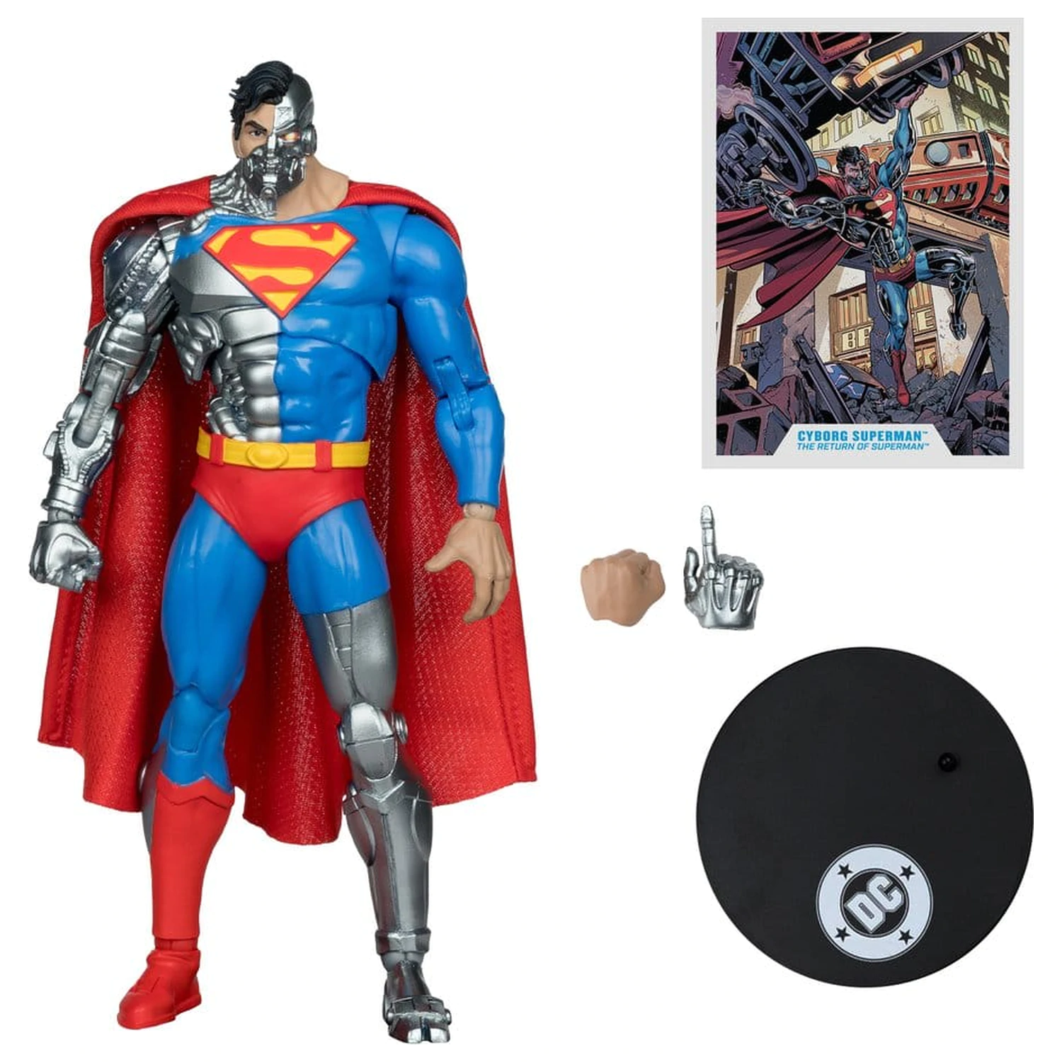 DC Multiverse McFarlane Vault Collection Cyborg Superman (Revenge of the Green Lanterns) akciófigura 18 cm termékfotó