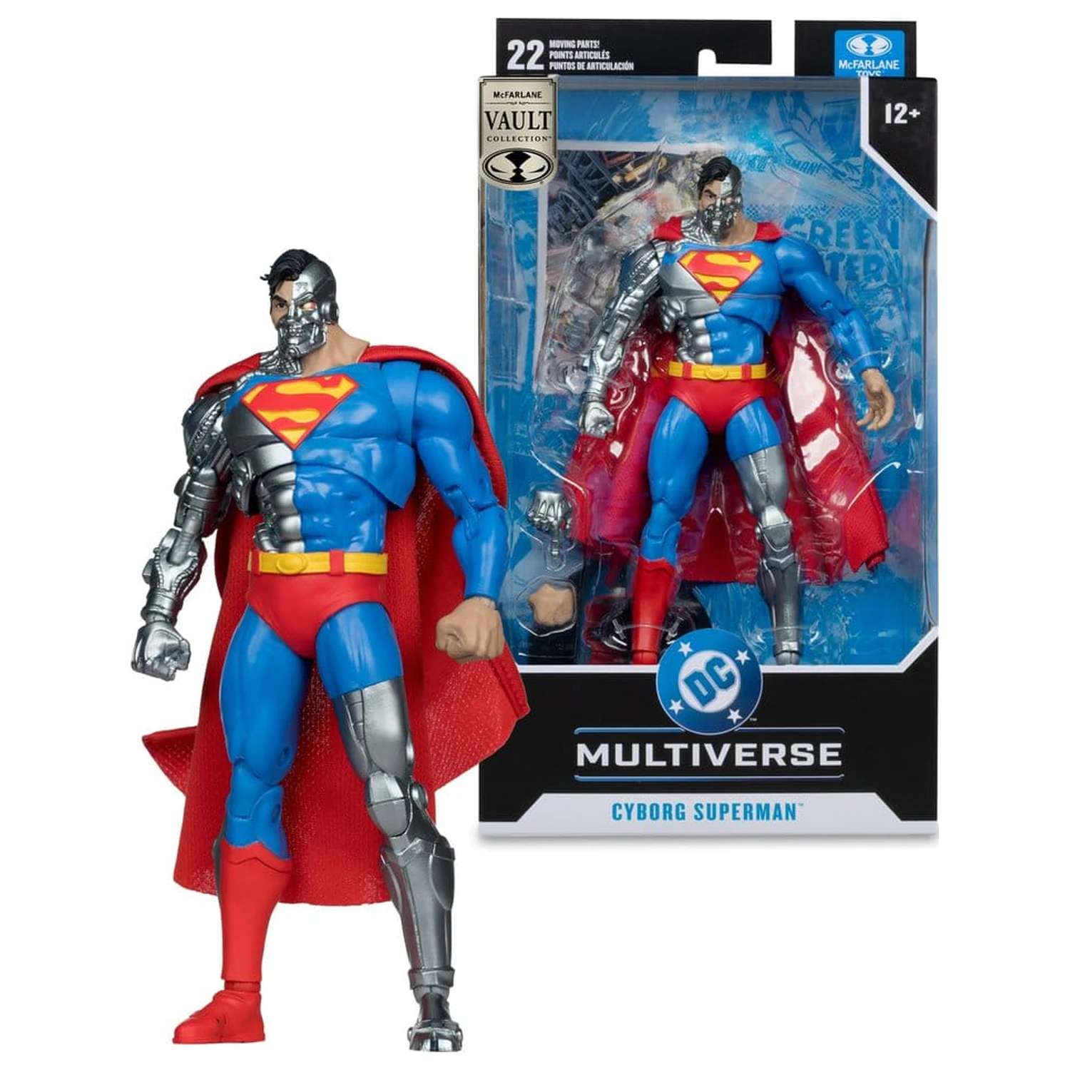 DC Multiverse McFarlane Vault Collection Cyborg Superman (Revenge of the Green Lanterns) akciófigura 18 cm termékfotó