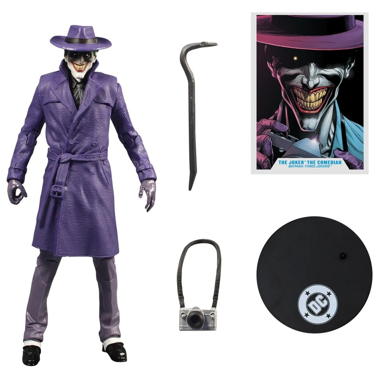 DC Multiverse McFarlane Vault Collection The Joker (The Comedian) (Batman: Three Jokers) akciófigura 18 cm termékfotó