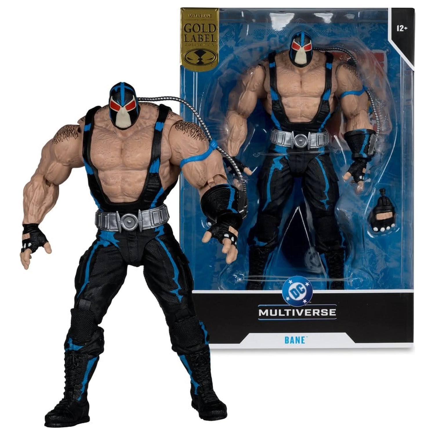 DC Multiverse Mega akciófigura Bane (Knightfall) (Gold Label) 24 cm termékfotó