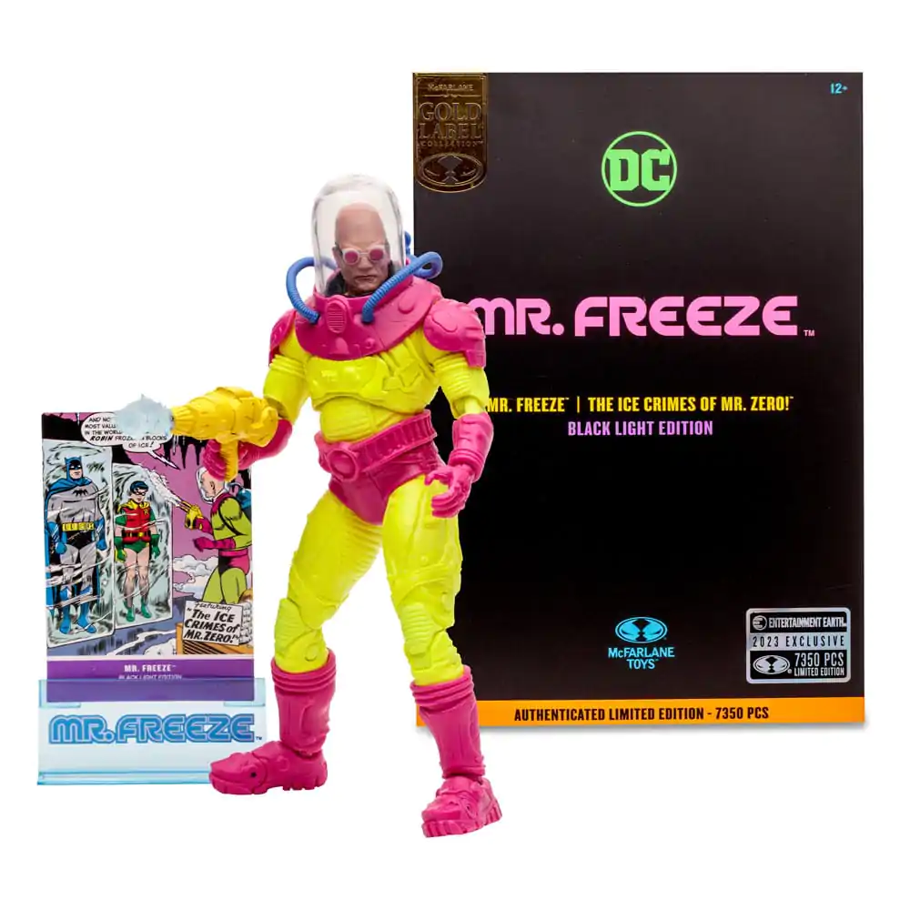 DC Multiverse Mr. Freeze (Black Light) (Gold Label) akciófigura 18 cm termékfotó
