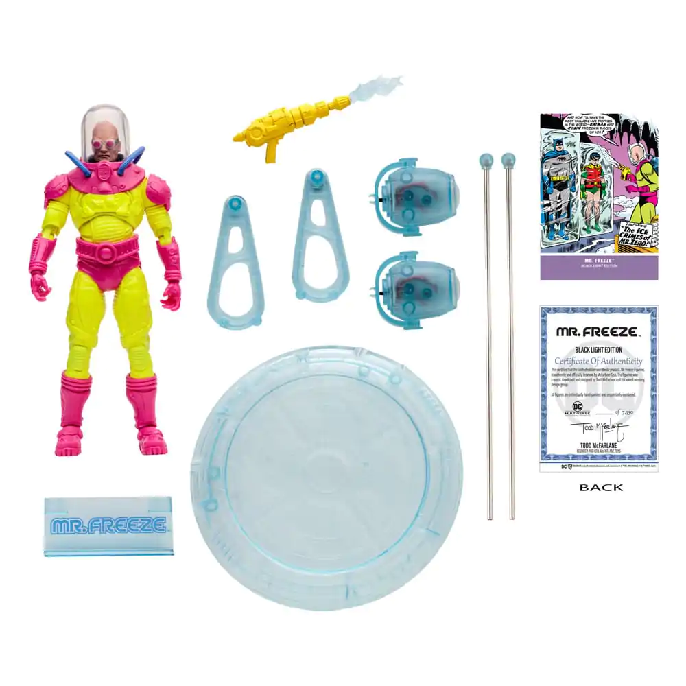 DC Multiverse Mr. Freeze (Black Light) (Gold Label) akciófigura 18 cm termékfotó