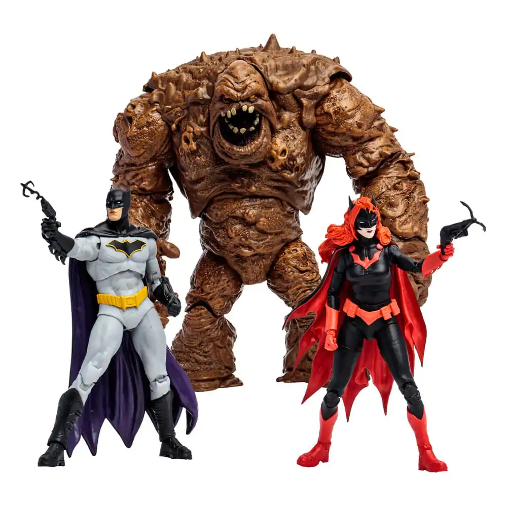 DC Multiverse Multipack Clayface, Batman & Batwoman (DC Rebirth) (Gold Label) akciófigura csomag 18 cm termékfotó