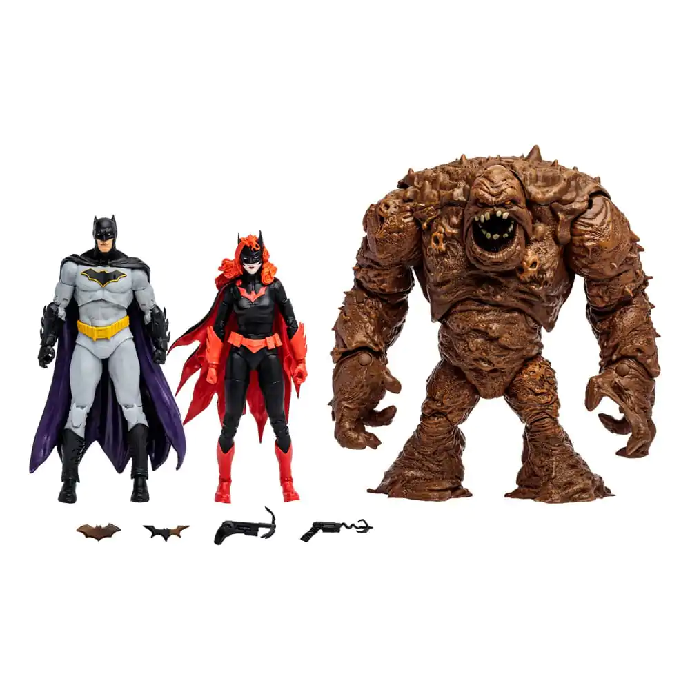 DC Multiverse Multipack Clayface, Batman & Batwoman (DC Rebirth) (Gold Label) akciófigura csomag 18 cm termékfotó