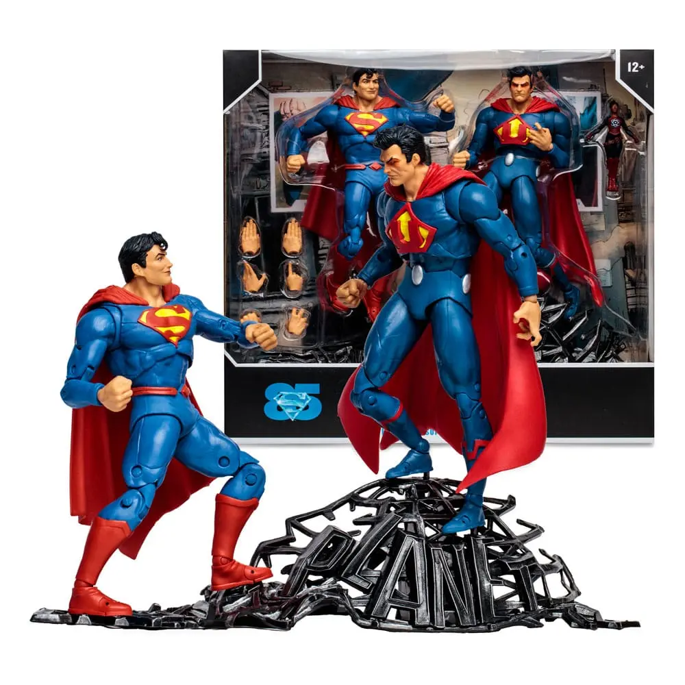 DC Multiverse Multipack Superman vs Superman of Earth-3 (Gold Label) akciófigura 18 cm termékfotó