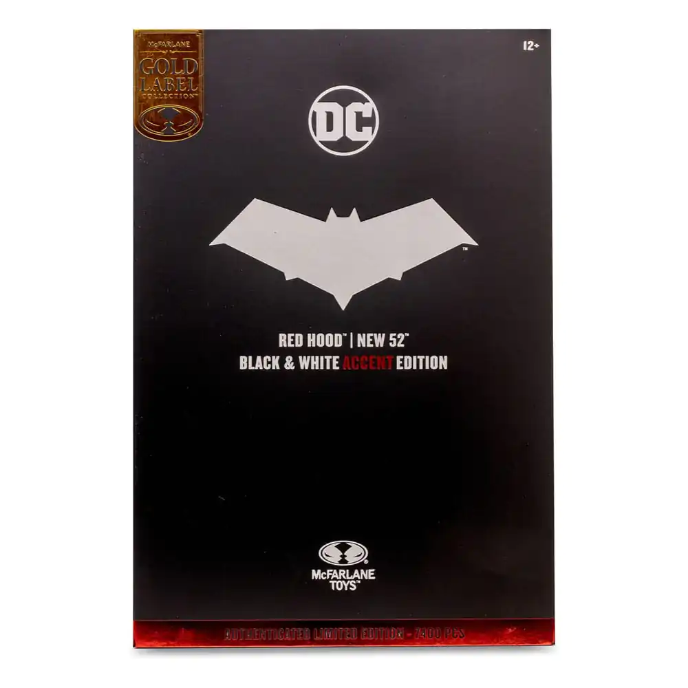 DC Multiverse Red Hood (The New 52) Black &amp; White Accent Edition (Gold Label) akciófigura 18 cm termékfotó