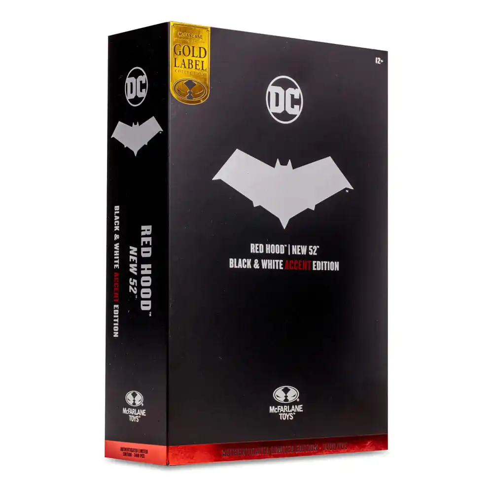 DC Multiverse Red Hood (The New 52) Black &amp; White Accent Edition (Gold Label) akciófigura 18 cm termékfotó