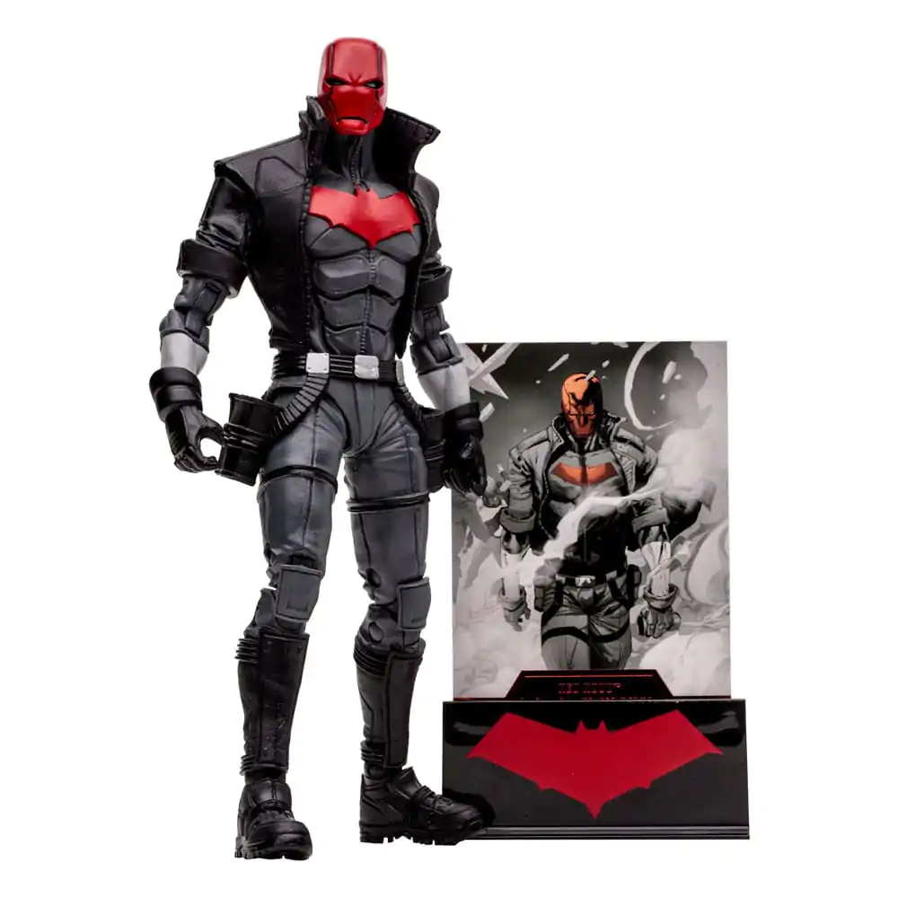 DC Multiverse Red Hood (The New 52) Black &amp; White Accent Edition (Gold Label) akciófigura 18 cm termékfotó