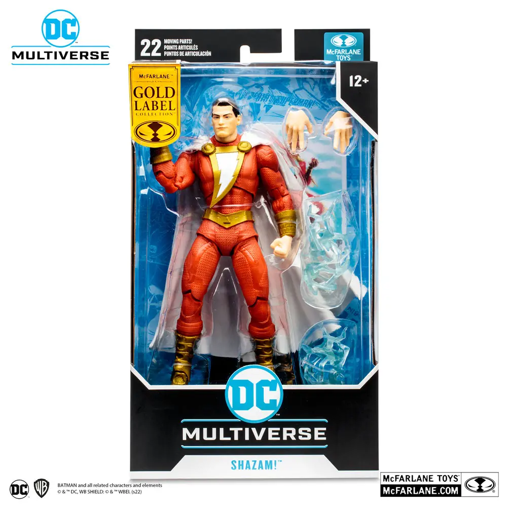DC Multiverse Shazam! DC Rebirth (Gold Label) akciófigura 18 cm termékfotó