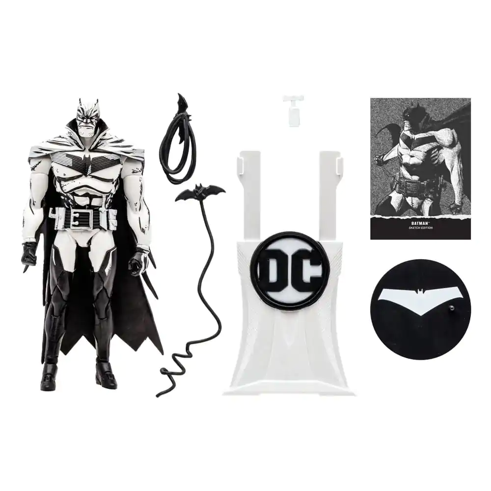 DC Multiverse Sketch Edition Batman (Batman: White Knight) (Gold Label) akciófigura 18 cm termékfotó