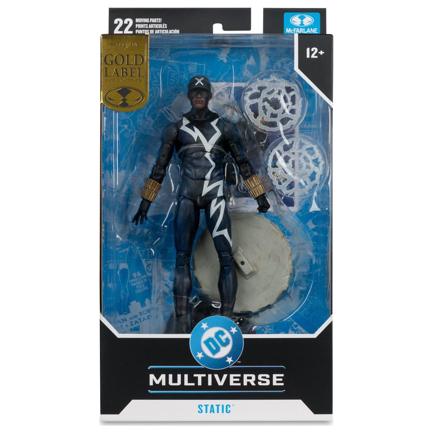 DC Multiverse Static Shock (Trial by Fire) (Gold Label) akciófigura 18 cm termékfotó