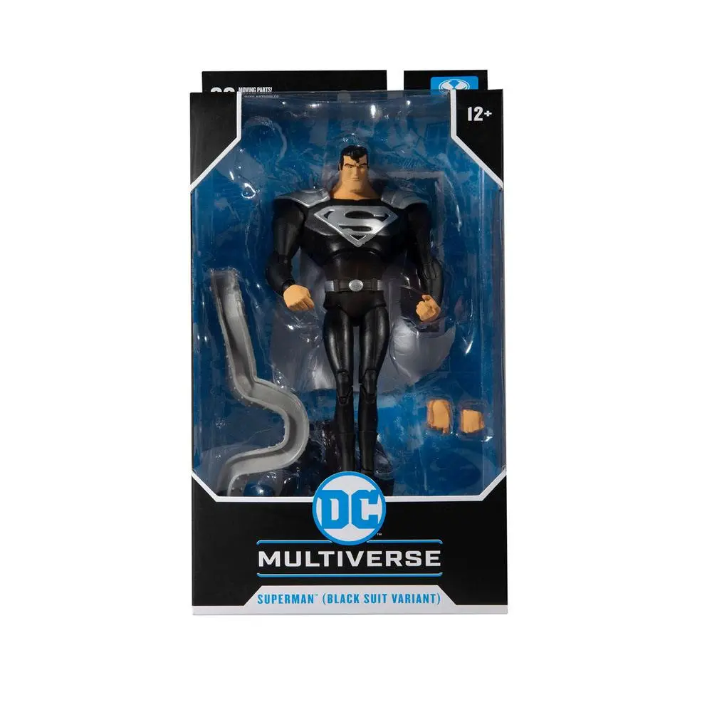 DC Multiverse Superman Black Suit Variant (Superman: The Animated Series) akciófigura 18 cm termékfotó
