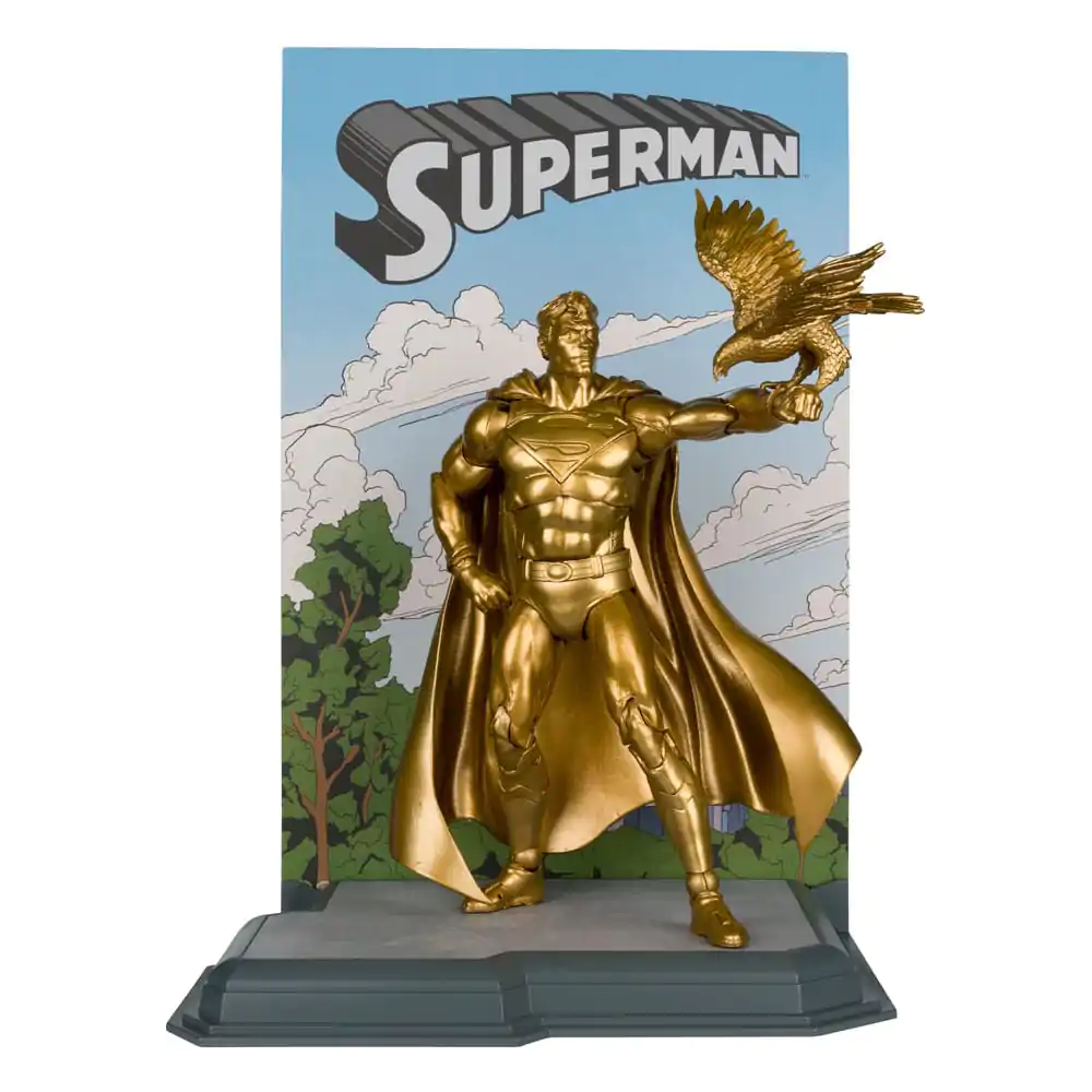 DC Multiverse Action Figure Superman (Centennial Park Tribute Statue) Gold Label 18 cm termékfotó