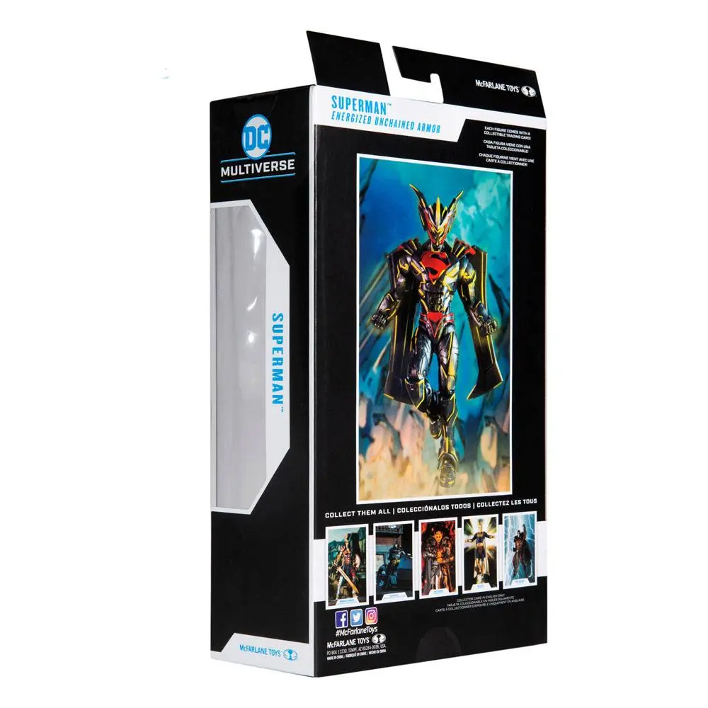 DC Multiverse Superman Energized Unchained Armor (Gold Label) akciófigura 18 cm termékfotó