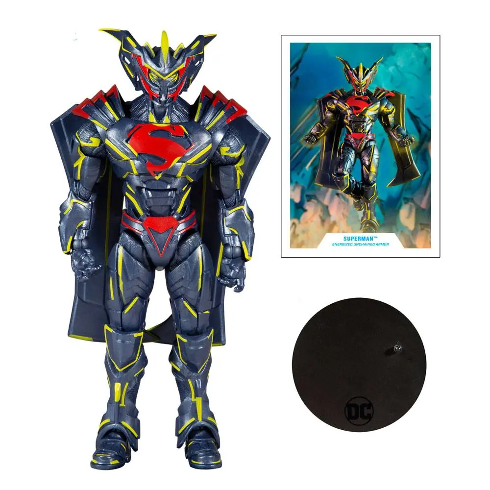 DC Multiverse Superman Energized Unchained Armor (Gold Label) akciófigura 18 cm termékfotó