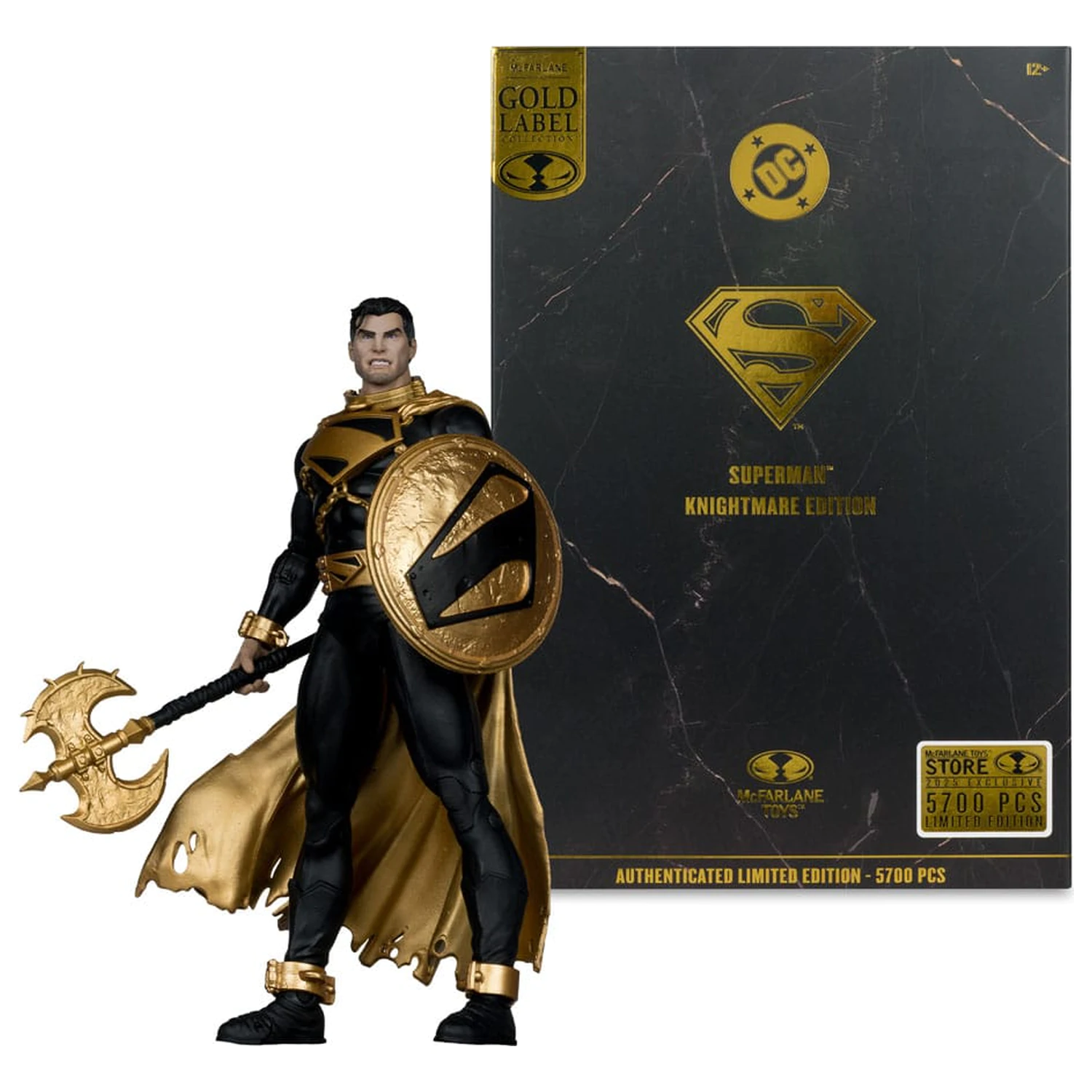 DC Multiverse Superman (Future State) (Knightmare) (Gold Label) akciófigura 18 cm termékfotó