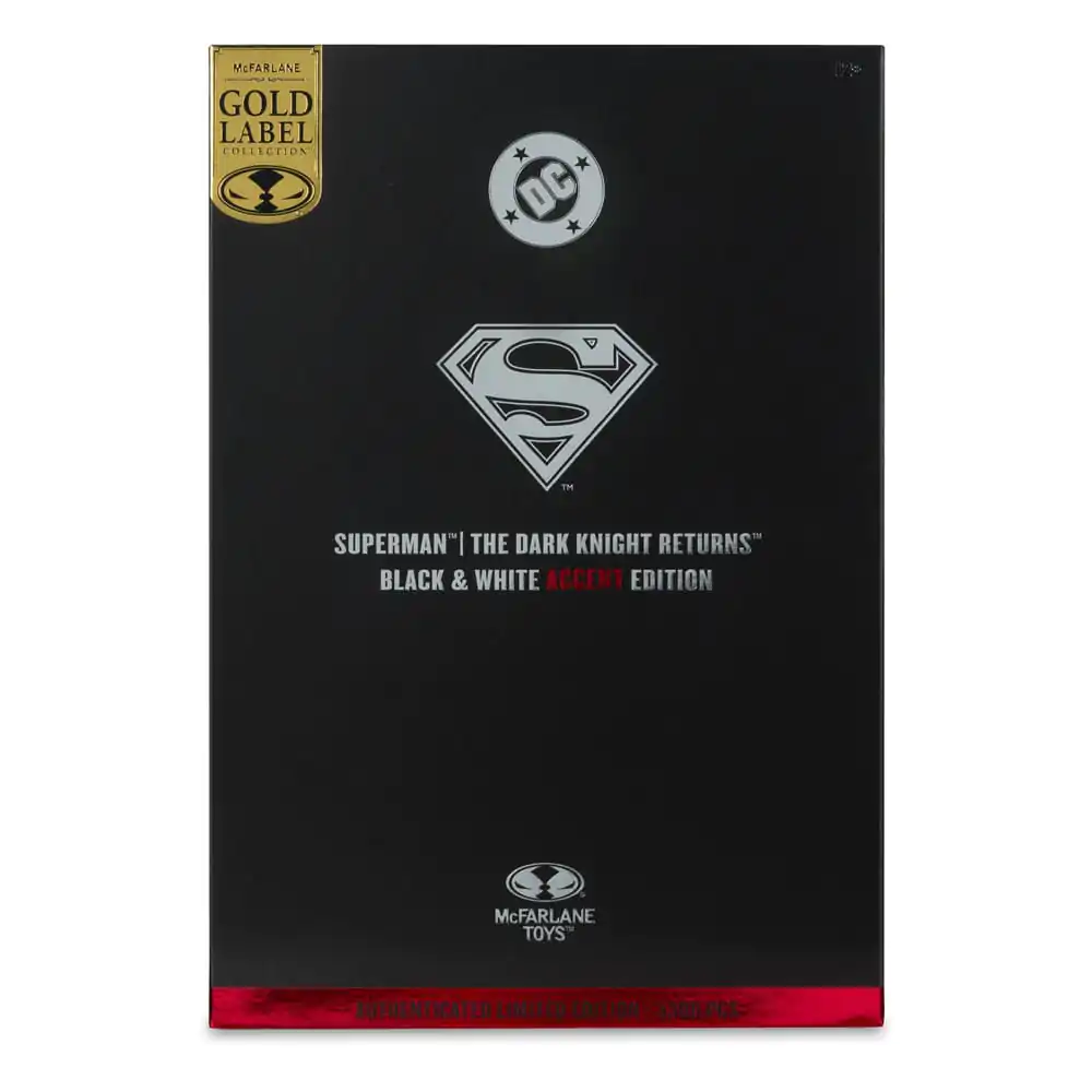 DC Multiverse Superman (The Dark Knight Returns) (Black & White Accent Edition) (Gold Label) akciófigura 18 cm termékfotó