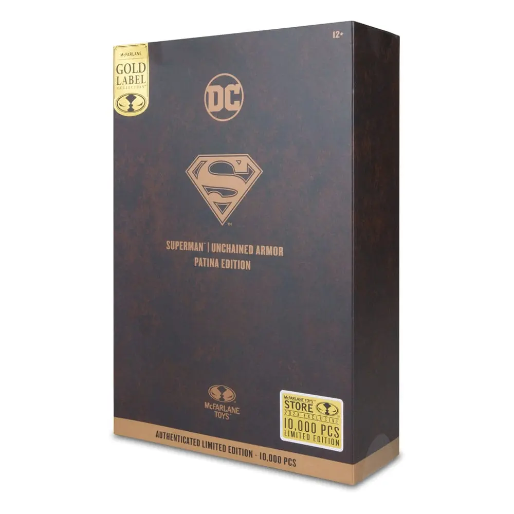 DC Multiverse Superman Unchained Armor (Patina) (Gold Label) akciófigura 18 cm termékfotó