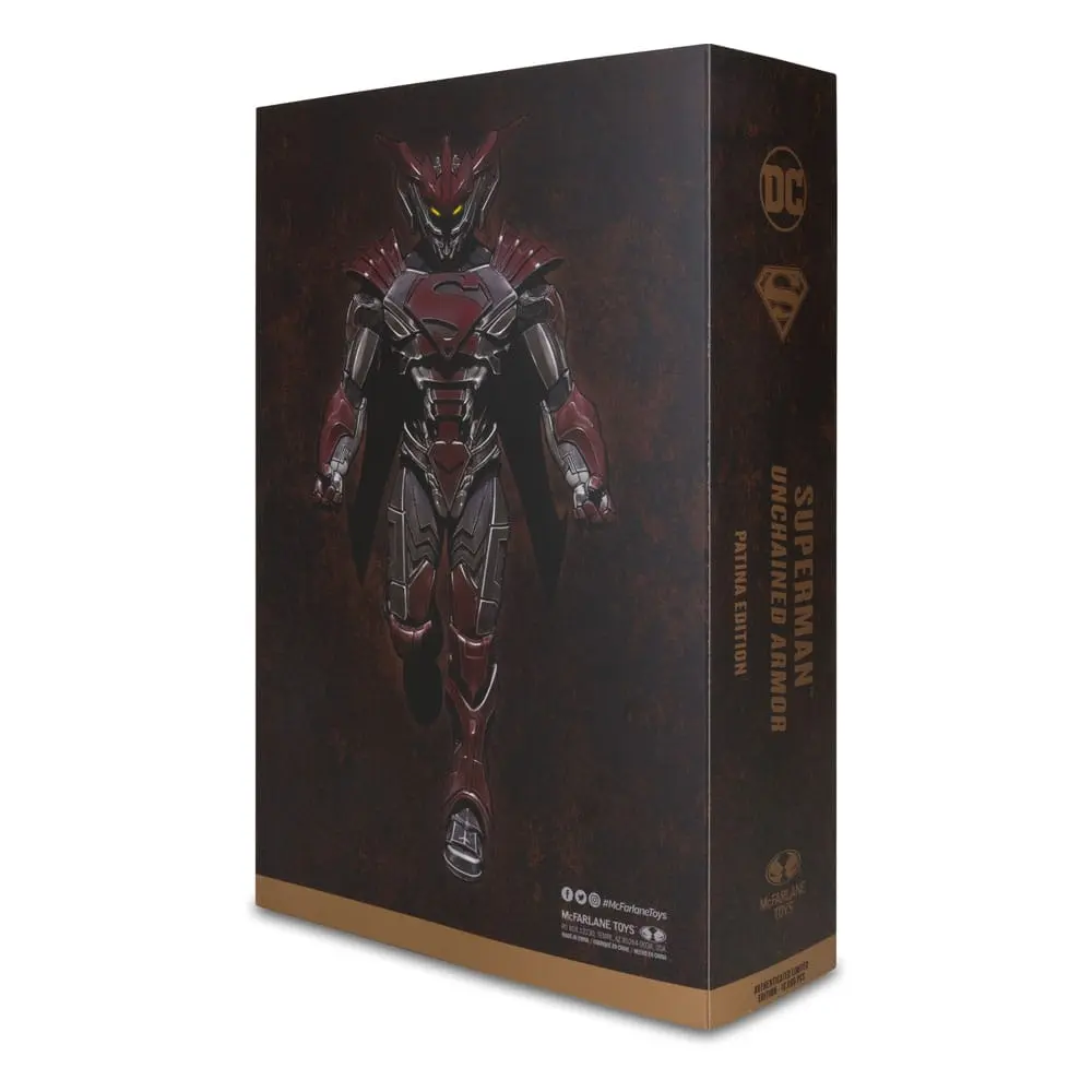 DC Multiverse Superman Unchained Armor (Patina) (Gold Label) akciófigura 18 cm termékfotó